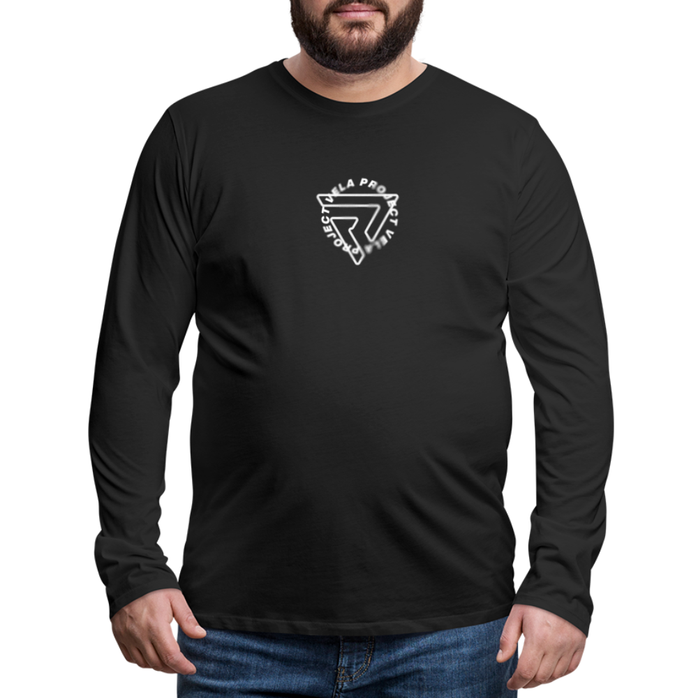 Men's Premium Long Sleeve T-Shirt - black