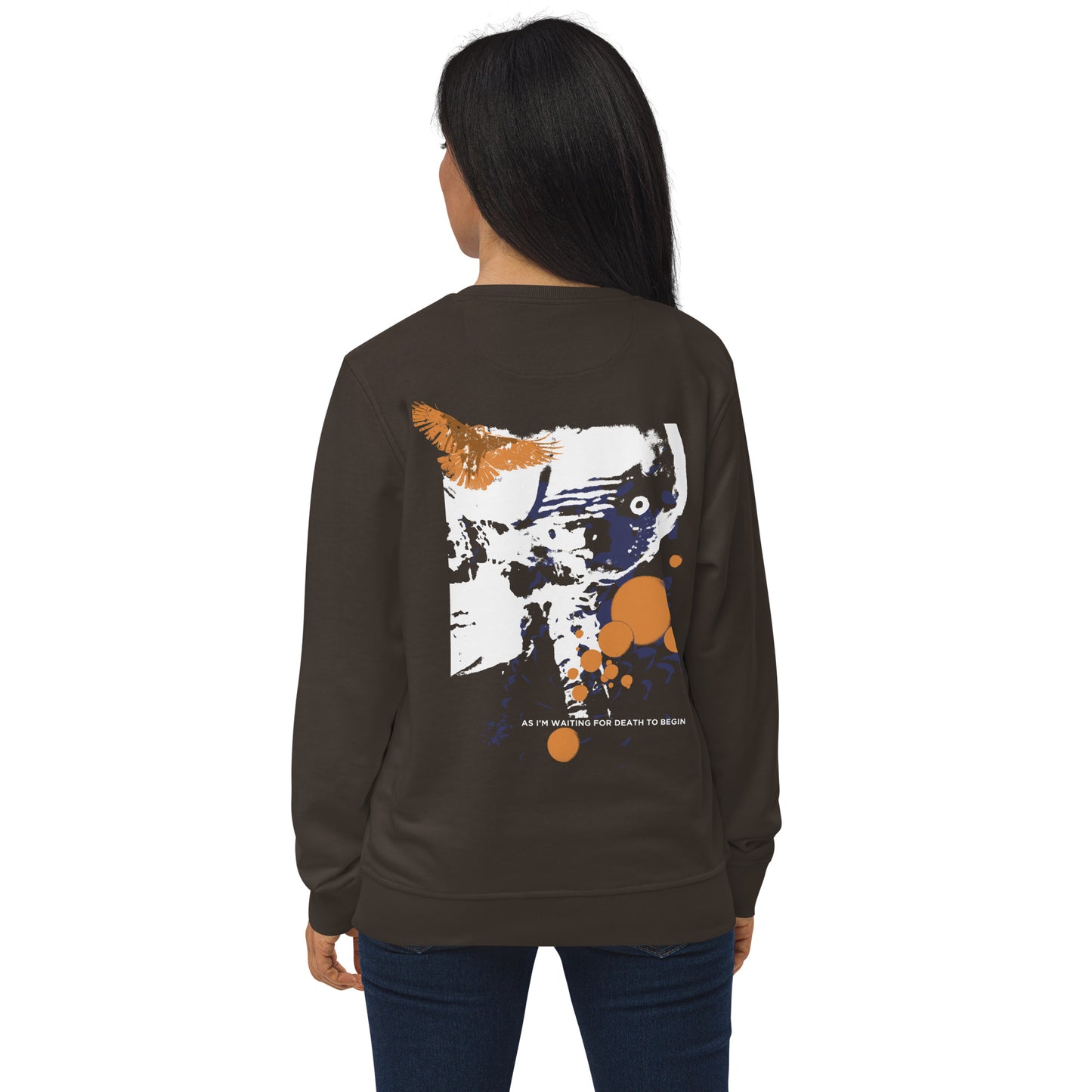 "WFDTB" Raven/Xray Unisex organic sweatshirt